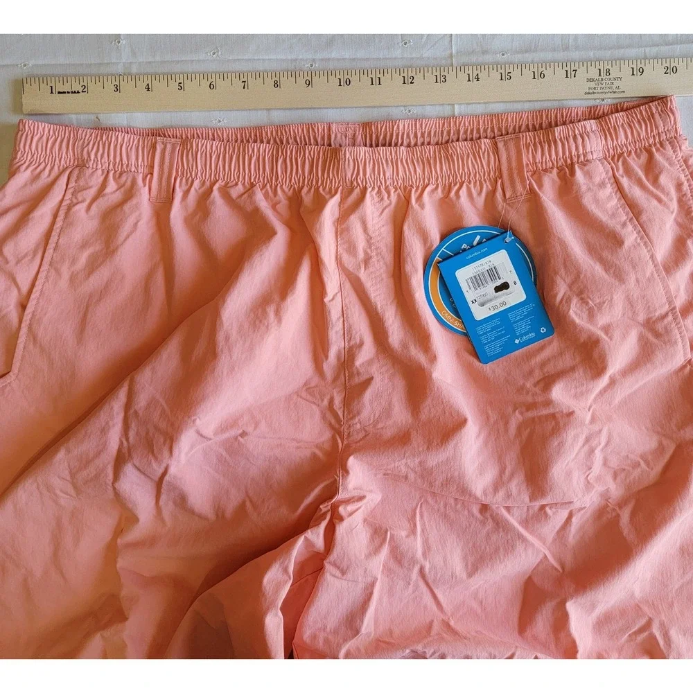 Men's Columbia PFG Backcast III Water Shorts, Sorbet,‎ Size 2XL, NWT